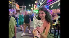 play Teen Pickup Street Katty West ia bani pentru anal și facial