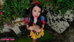 play VR Conk: parodia di Biancaneve con Alex Coal - Stockings, Cumshot e Big Dick