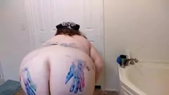 play BBW Midnight Lust: FingerPaints on a Big Ass - Sensual BBW Porn