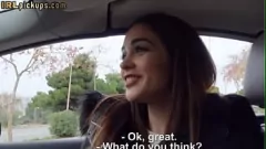 play Sensual Latina Teen Babe Gets Picked Up and Rides Dick in the Car Before Doggy Style Action